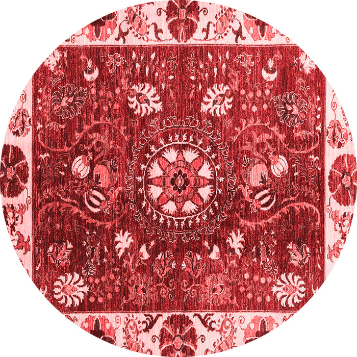 Machine Washable Abstract Red Modern Rug, wshabs3377red