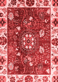 Abstract Red Modern Rug, abs3377red