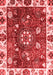 Abstract Red Modern Area Rugs