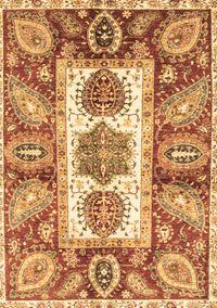 Abstract Brown Modern Rug, abs3378brn