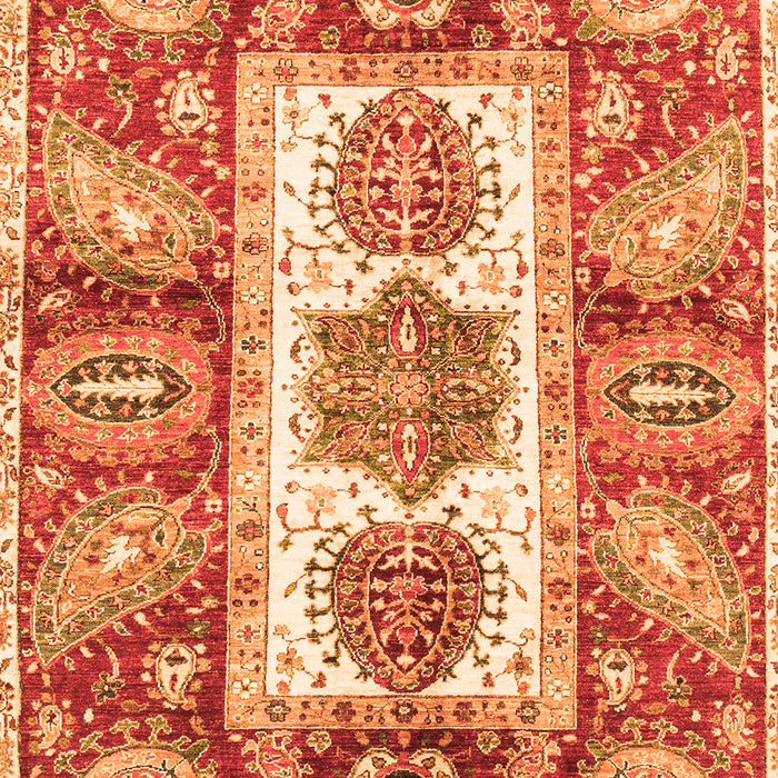 Abstract Orange Modern Rug, abs3378org