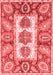 Abstract Red Modern Area Rugs