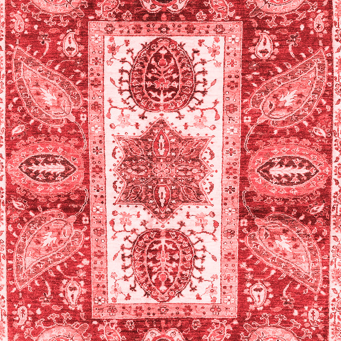 Abstract Red Modern Area Rugs