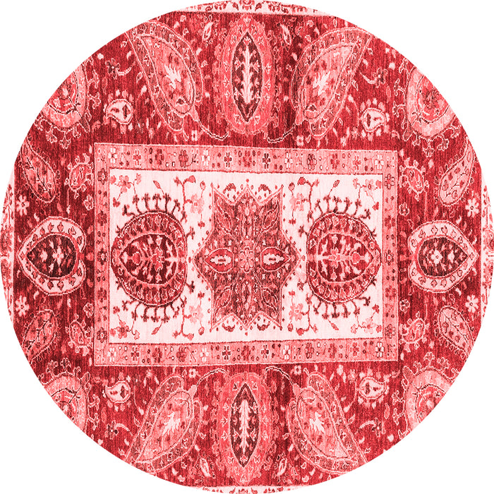 Abstract Red Modern Rug, abs3378red