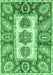 Abstract Emerald Green Modern Rug, abs3378emgrn