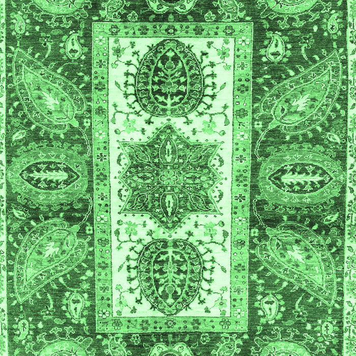 Abstract Emerald Green Modern Rug, abs3378emgrn
