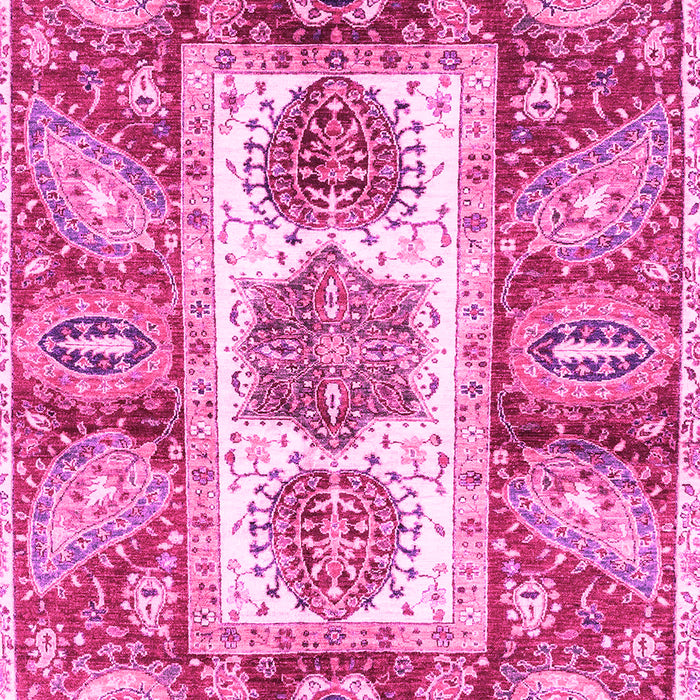 Machine Washable Abstract Pink Modern Rug, wshabs3378pnk