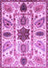 Machine Washable Oriental Purple Modern Area Rugs, wshabs3379pur