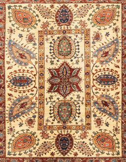 Abstract Red Oriental Rug, abs3379