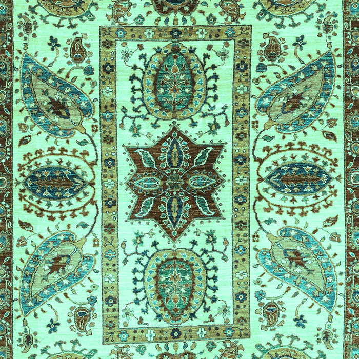 Oriental Turquoise Modern Rug, abs3379turq