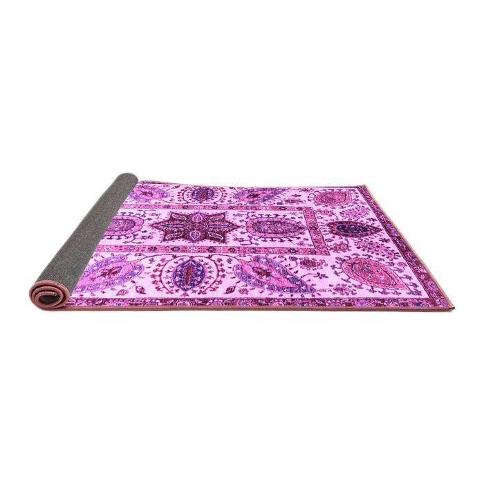 Sideview of Oriental Purple Modern Rug, abs3379pur