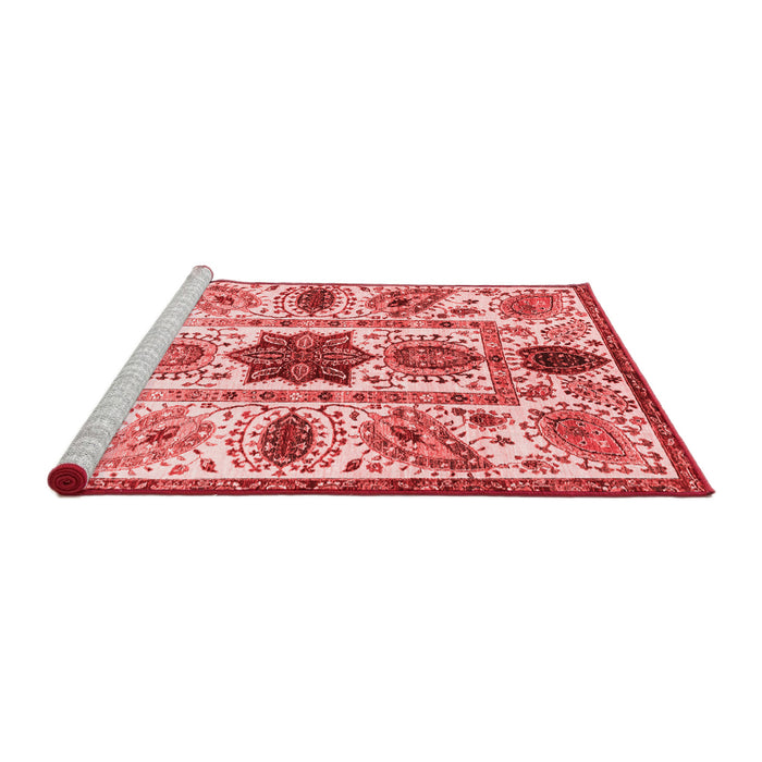 Modern Red Washable Rugs