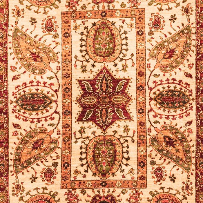 Oriental Orange Modern Rug, abs3379org