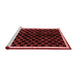 Modern Red Washable Rugs