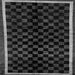 Square Machine Washable Checkered Gray Modern Rug, wshabs337gry