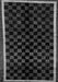 Checkered Gray Modern Rug, abs337gry