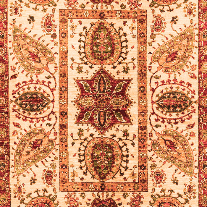 Oriental Orange Modern Rug, abs3380org