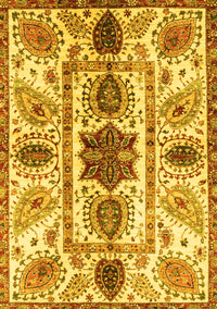 Oriental Yellow Modern Rug, abs3380yw