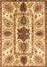Machine Washable Oriental Brown Modern Rug, wshabs3380brn
