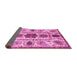 Sideview of Oriental Pink Modern Rug, abs3380pnk