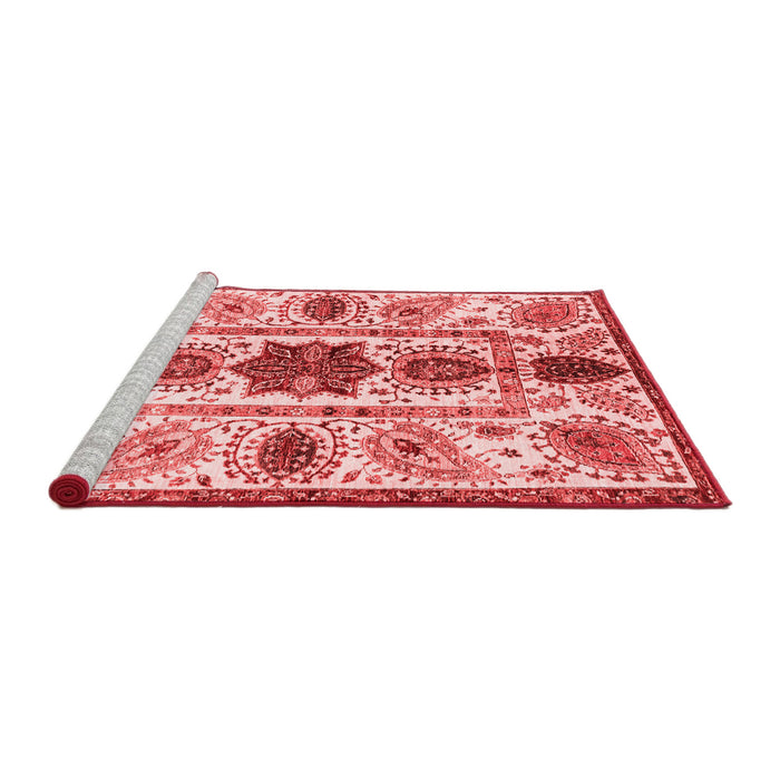 Modern Red Washable Rugs