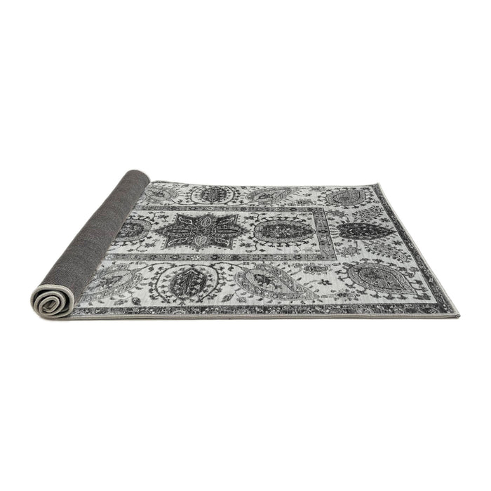 Sideview of Oriental Gray Modern Rug, abs3380gry