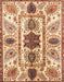 Abstract Chestnut Red Oriental Rug, abs3380