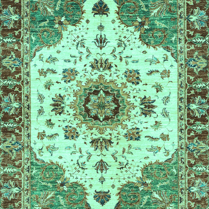 Oriental Turquoise Modern Rug, abs3381turq