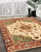 Machine Washable Abstract Yellow Orange Rug in a Family Room, wshabs3381