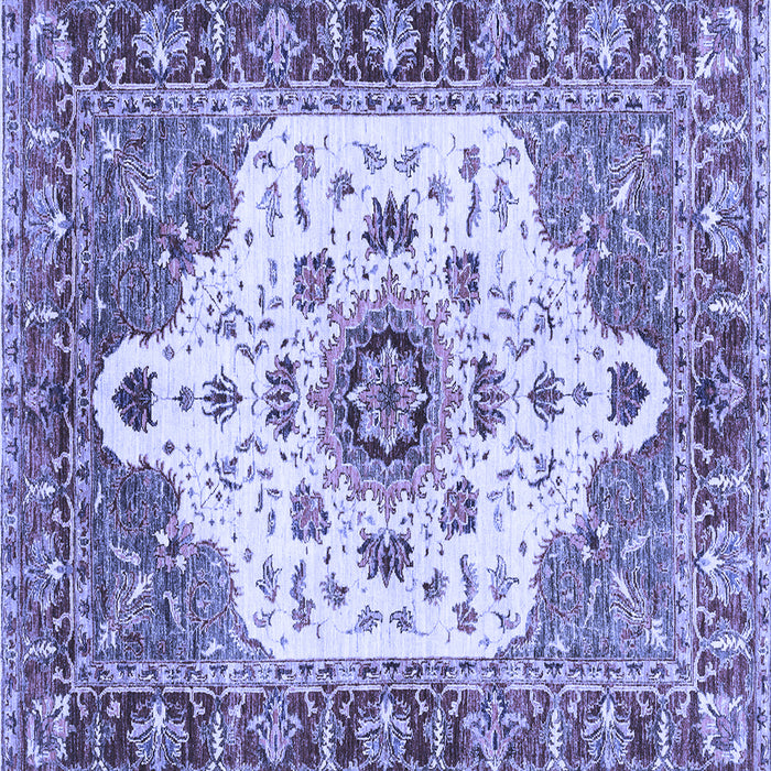 Square Oriental Blue Modern Rug, abs3381blu