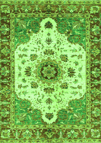 Oriental Green Modern Rug, abs3381grn