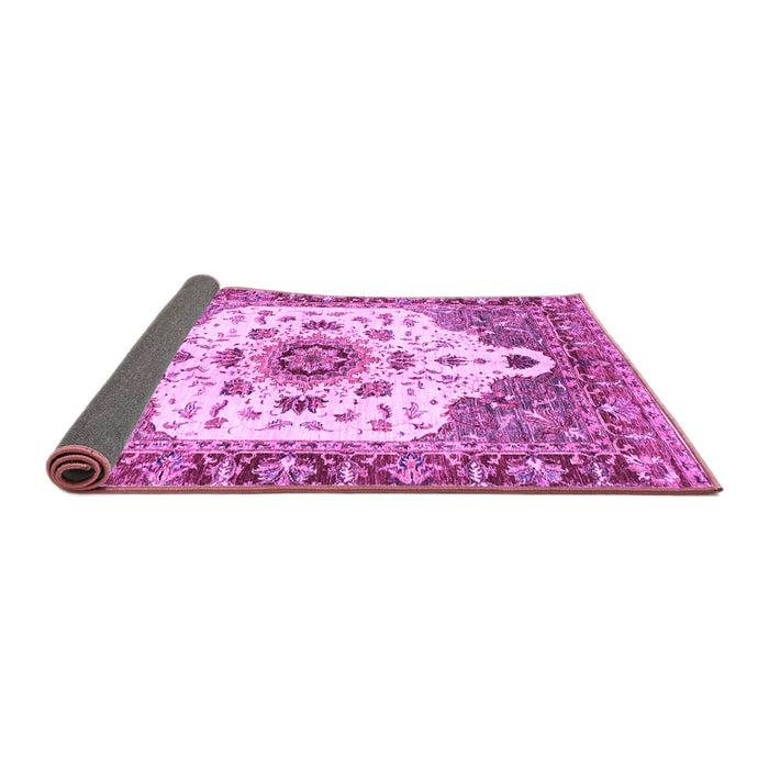 Sideview of Oriental Purple Modern Rug, abs3381pur