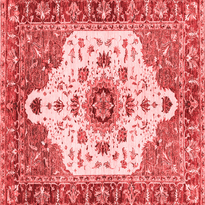 Machine Washable Oriental Red Modern Rug, wshabs3381red