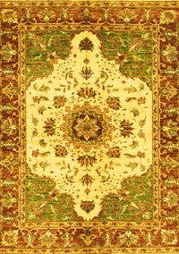 Oriental Yellow Modern Rug, abs3381yw