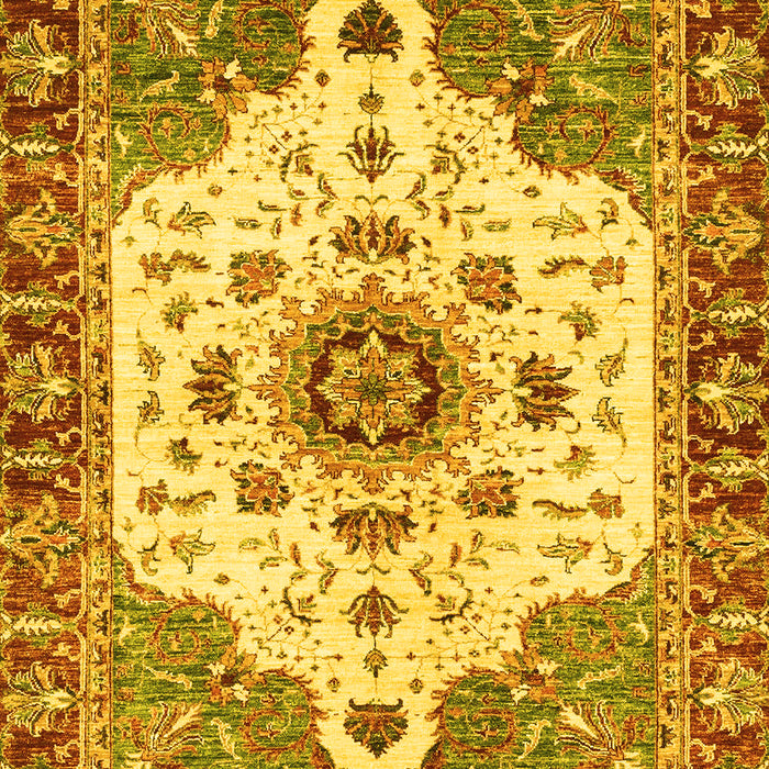Oriental Yellow Modern Rug, abs3381yw