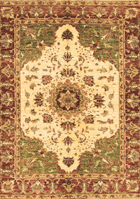 Oriental Brown Modern Rug, abs3381brn