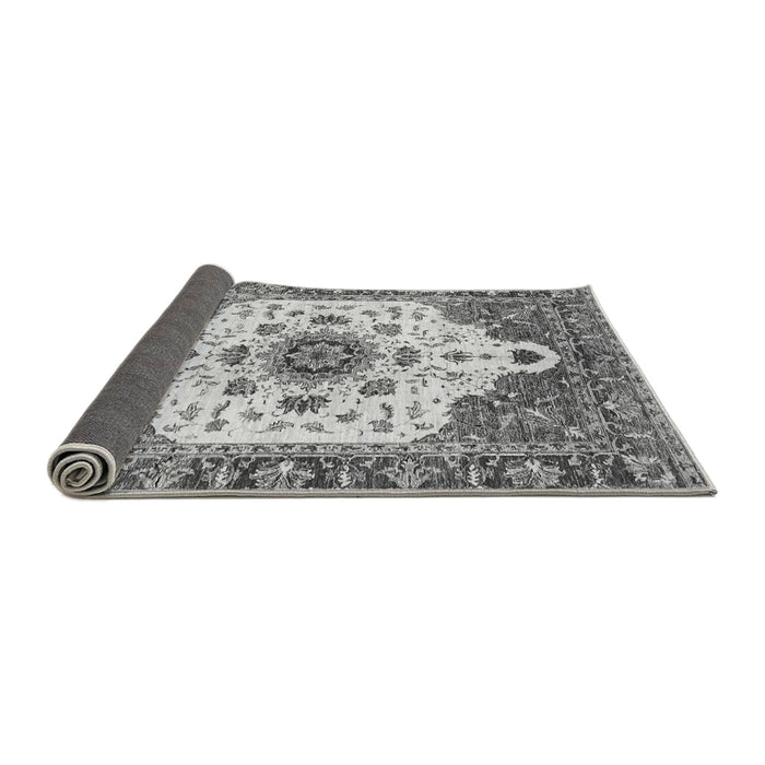 Sideview of Oriental Gray Modern Rug, abs3381gry