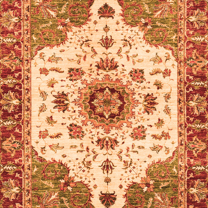 Oriental Orange Modern Rug, abs3381org