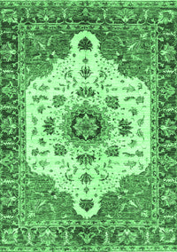 Oriental Emerald Green Modern Rug, abs3381emgrn