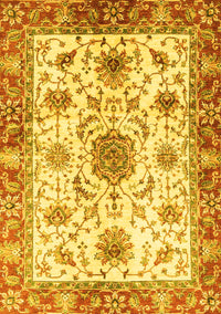 Oriental Yellow Modern Rug, abs3382yw