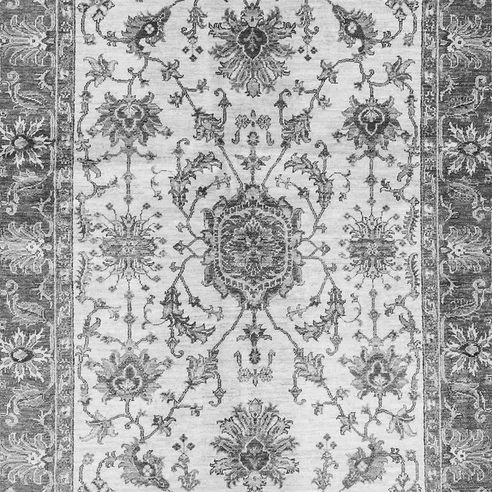 Machine Washable Oriental Gray Modern Rug, wshabs3382gry