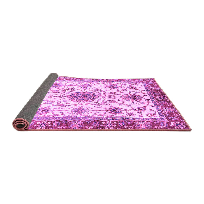 Sideview of Oriental Purple Modern Rug, abs3382pur