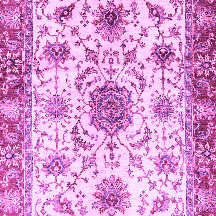 Machine Washable Oriental Purple Modern Area Rugs, wshabs3382pur