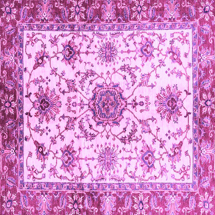 Square Oriental Purple Modern Rug, abs3382pur