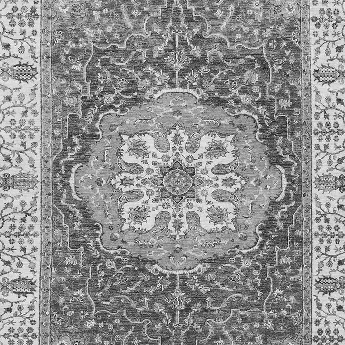 Machine Washable Oriental Gray Modern Rug, wshabs3383gry