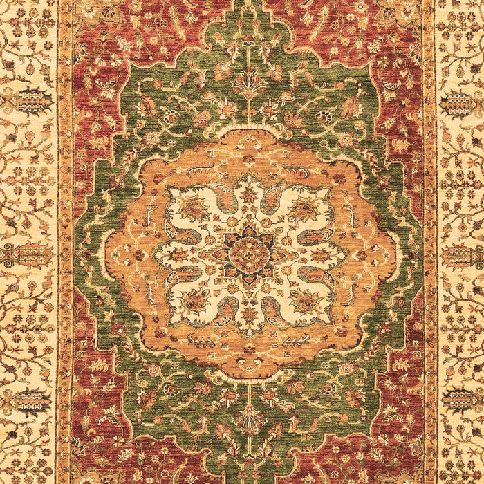 Machine Washable Oriental Brown Modern Rug, wshabs3383brn
