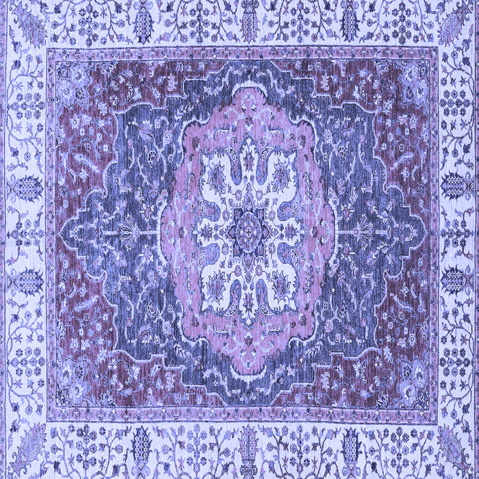 Square Oriental Blue Modern Rug, abs3383blu