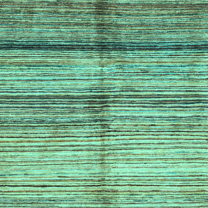 Machine Washable Oriental Turquoise Modern Area Rugs, wshabs3384turq