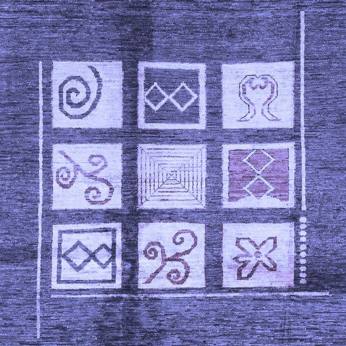 Oriental Blue Modern Rug, abs3385blu