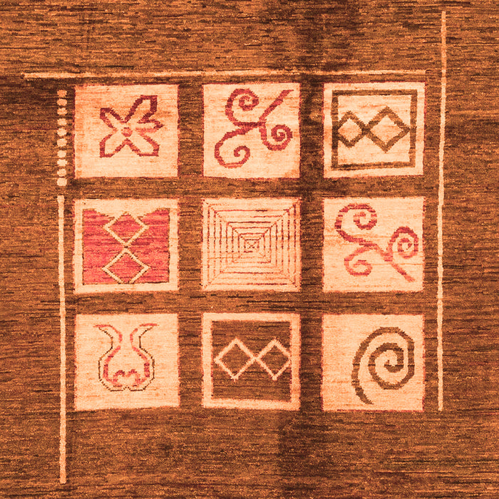 Oriental Orange Modern Rug, abs3385org